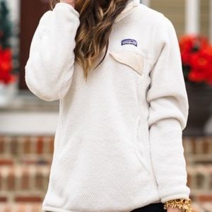 Patagonia White/Tan Pullover